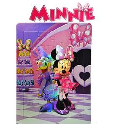 36 Pieces Disney's Minnie's BoW-Tique Foil Puzzles - Puzzles