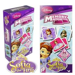 24 Wholesale Disney's Sofia The 1st Memory Match Games