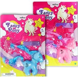 24 Pieces Fancy Pony Playsets - Girls Toys