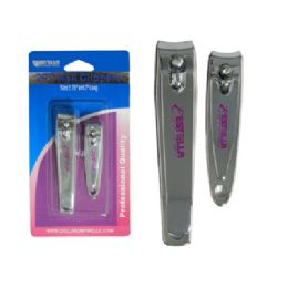 288 Wholesale Nail Clippers 2pc 2"l