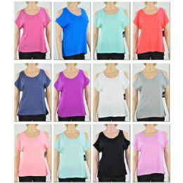 72 Pieces Womans Fashion Top (assorted Color) - Womens Fashion Tops