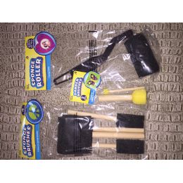 96 of Assortment Of Sponge Brushes And Rollers
