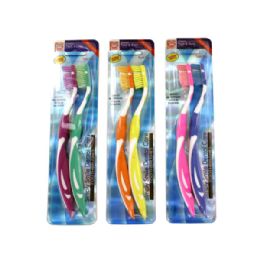 72 Wholesale Medium Bristle Toothbrushes Set