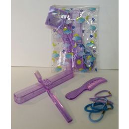 72 Wholesale Hair Accessory Set With Toothbrush And Holder