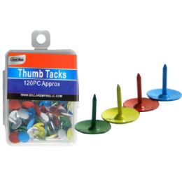 288 Pieces 120 Piece Thumb Tacks. - Push Pins and Tacks