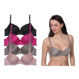 72 Wholesale Women's Bras In Assorted Styles And Sizes.