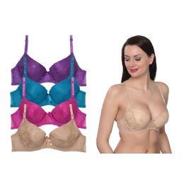 96 Wholesale Women's Bras In Assorted Styles And Sizes.