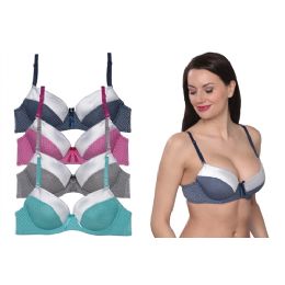 96 Wholesale Women's Bras In Assorted Styles And Sizes. All Bras Come On Hangers.