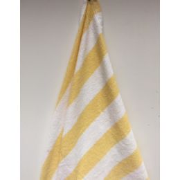 12 of Economy Stripe Yellow 30x60 Cabana Beach Towel