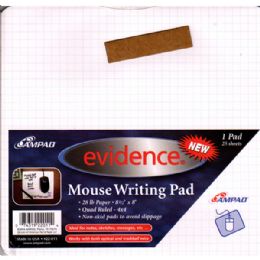 48 Units of Ampad "evidence Mouse & Graph Pad 25 Sheets - Sketch, Tracing, Drawing & Doodle Pads