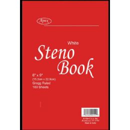 48 Pieces Steno Book, 6x9, 100 Sheets, Gregg Ruled - Notebooks
