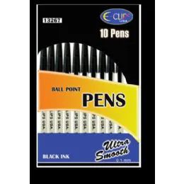 72 Wholesale Stick Pens, 10 Pk., Black Ink