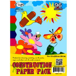 36 Packs Construction Paper Pack - 96 Sheets - 9" X 12" - Paper