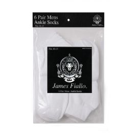 20 Bulk 6 Pack Ankle Socks