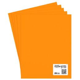 Large Orange Poster Boards - 22 X 28 Inches