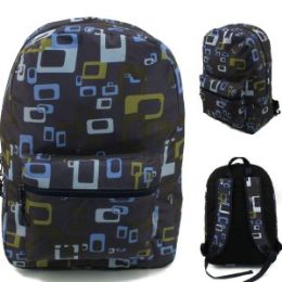 24 Pieces 17" Padded Backpack In A Unisex Print - Backpacks 17"