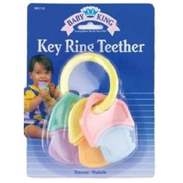 144 Pieces Hard & Soft Keys Teethers - Baby Toys