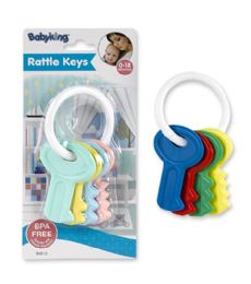 72 Bulk Rattle Key Baby Toy
