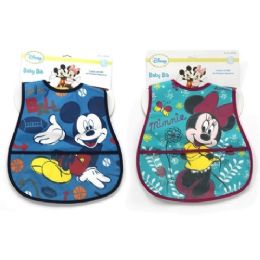 72 Pieces Mickey Large Bib - Baby Accessories