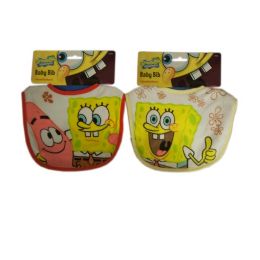 72 Pieces Spongebob Printed Bibs - Baby Accessories