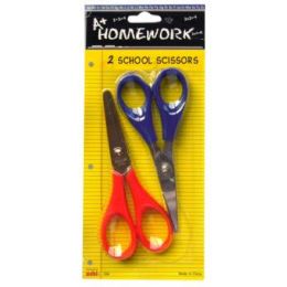 48 Pieces 2 Pack 5" Kid School Scissors Blunt Tip - Scissors