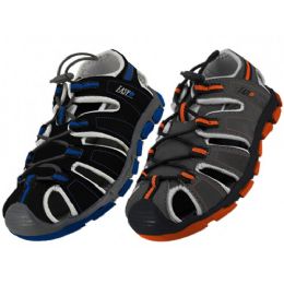 24 Wholesale Boy's Hiker Sport Sandals