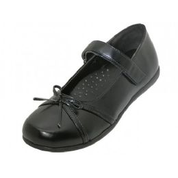 24 Pairs Big Girls Mary Janes Black School Shoe - Girls Shoes