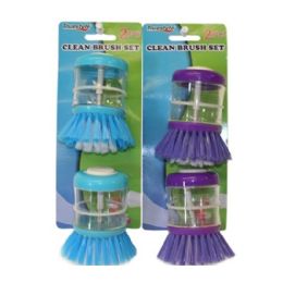 96 Wholesale 2pc Clean Brush Set