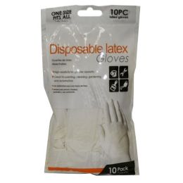 144 Wholesale 10pc Latex Gloves