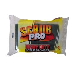 72 Wholesale Heavy Duty Celluose Sponge With Scrubber