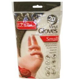 96 Wholesale Ez Homeware Disposable Gloves Small