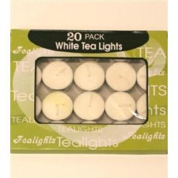 72 Wholesale 20pc Tea Light Candles