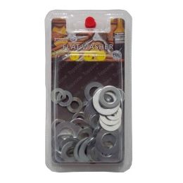 144 Wholesale 60g Asst Metal Flat Washer