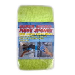 120 Pieces Super Microfiber Sponge 17x9x3cm - Scouring Pads & Sponges