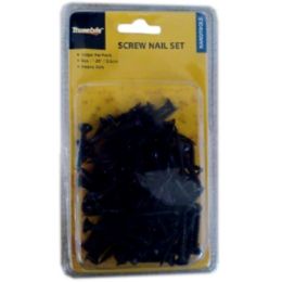 96 Pieces Screw Iron Black 1.25in (110pc) - Tool Sets