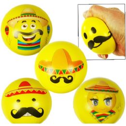 120 Wholesale Bandito Emoji Stress Relax Balls