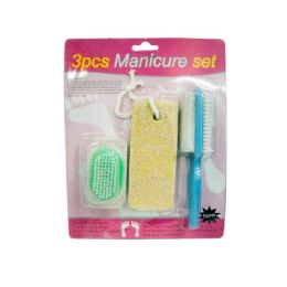 144 Wholesale 3pc Manicure Set