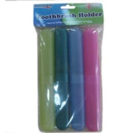 96 Wholesale 4 Piece Toothbrush Holder
