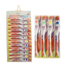 96 Units of 12 Piece Toothbrushes - Toothbrushes and Toothpaste