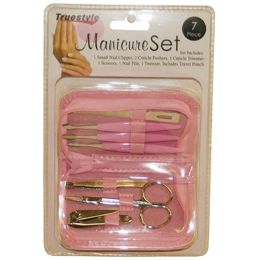 96 Wholesale 7pc Travel Manicure Set