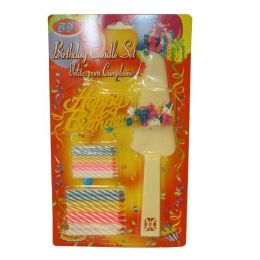 96 Wholesale Birthday Candle Set 50 Count