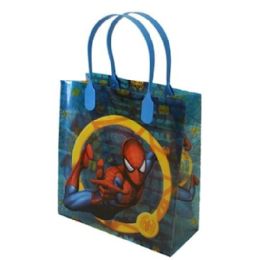 288 Wholesale Medium Spiderman Plastic Gift Bag