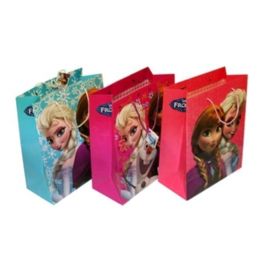 144 Wholesale Small Frozen Paper Gift Bag
