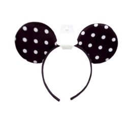 72 Wholesale Mickey Ears With Poka Dot