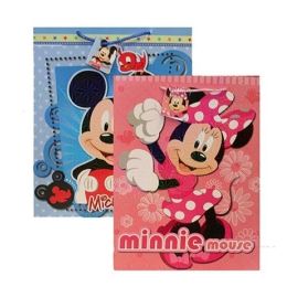 96 Wholesale Small Mickey And Minnie Paper Gift Bag