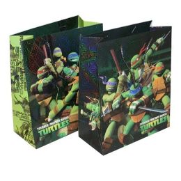 72 Wholesale Medium Ninja Turtle Paper Gift Bag