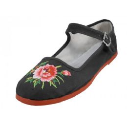 36 of Girl's Classic Embroidery Mary Janes