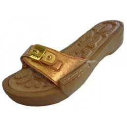 18 Wholesale Women's Buckle Sandals( Gold Color Only)