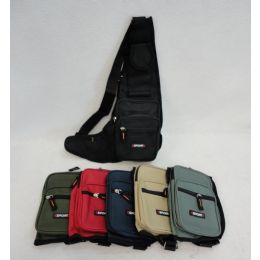 24 Wholesale Shoulder BaG-Assorted Colors [sport]