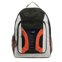 20 Pieces 16.5 Inch MiD-Size Cool Backpack For Kids, Bulk Case Of Orange - Backpacks 16"